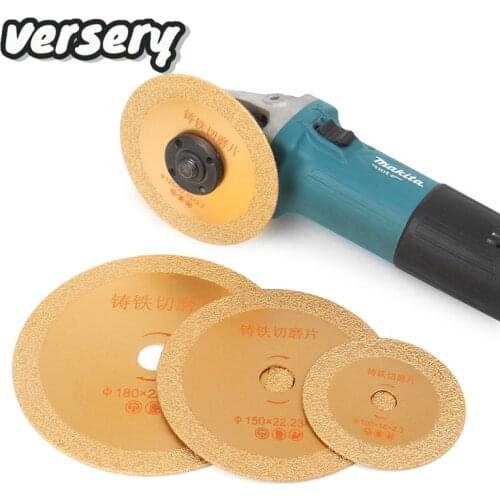 Free Shipping 100/125/150/180mm Vacuum Brazed Diamond Grinding Cutting Disc Saw Blade For Cast Angle Iron Stone Marble Granite