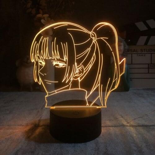 Baby Room Crystal Night Light LED Sleep Nursery Neon Lamp 3D Overlord Narberal Bluetooth Speaker Nightlight Anime Fans Kids Gift