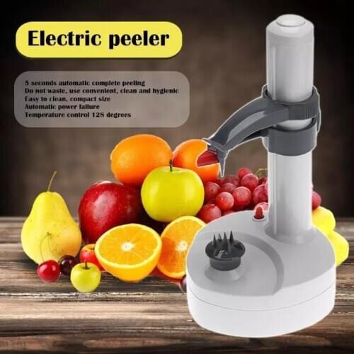 Multifunction Automatic Electric Potato Peeler Auto Rotating Fruit And Vegetable Cutter Apple Paring Machine Kitchen Accessories