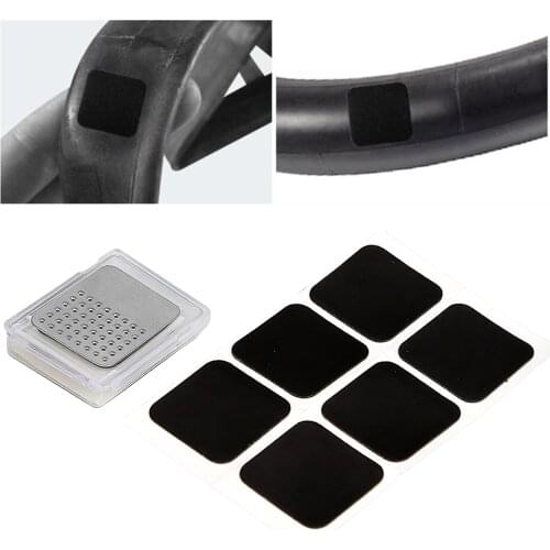 Bike Patch, Bicycle Tire Puncture Repair Kit, Bikes Tyre Repair Patches Kit Tube Puncture Rubber Pre-glued Patches Repair Tools