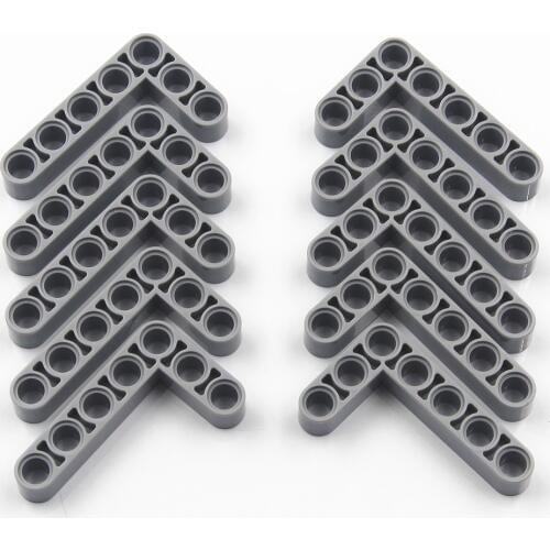 Self-Locking Bricks -- MOC Building Blocks 10PCS TECHNIC ANG. BEAM 3X5 90DGE compatible with Lego