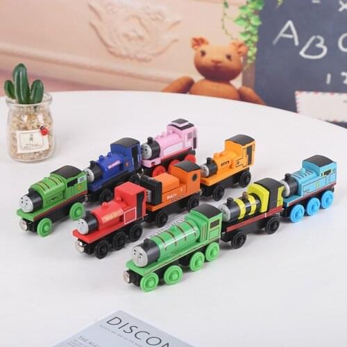 Thomas and Friends Thomas Wooden Trains Toys James Gordon Henry Duncan Mini wooden Trains Toy Thomas Trains Toys For Kids Gifts