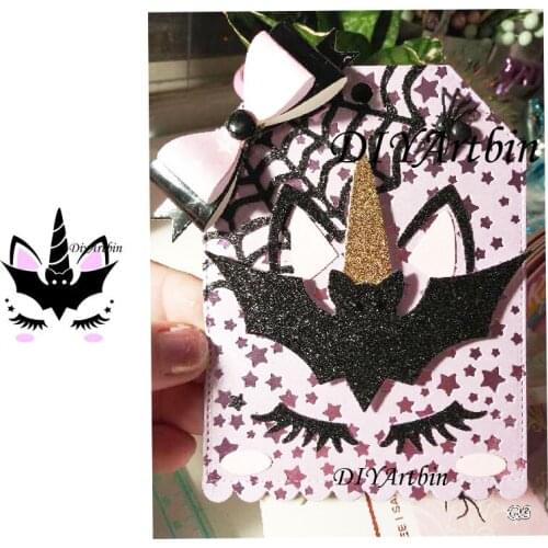 2020 Halloween Plus Size Stencil Cutting Dies For Brithday Tag Dies Scrapbooking Craft Supplies Crafts Scrapbooking