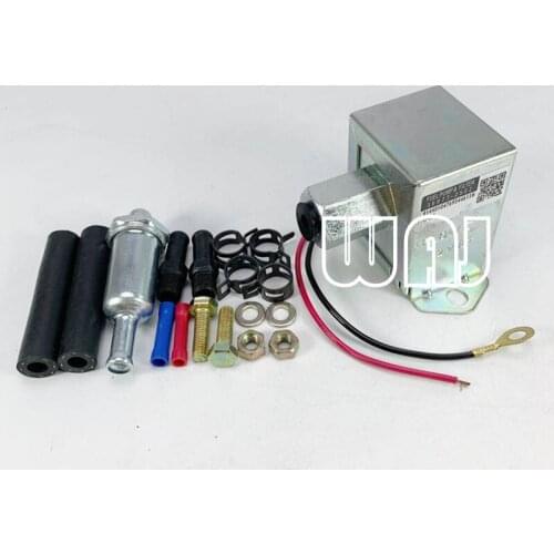 WAJ Universal Electric Fuel Pump 12V Cars 4-7 PSI Automotive Boat Gas & Diesel E8012S
