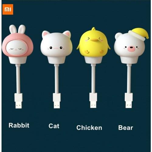 Xiaomi Youpin USB LED Telecontrol Small LED Desk Lamp Night Lights Bedroom baby room Decoration Kid Room Night Light Night lamp