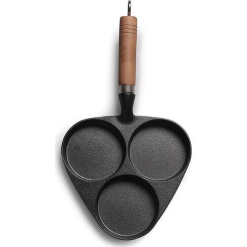 3-Mold Breakfast Fried Egg Pancake Omelette Non-stick Frying Pan Kitchen Cooking Tool Cookware Pans Supplies Pot Kitchen Tools