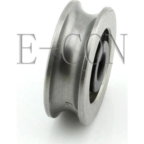 1/2/5/10PCS 4x19.5x6.7mm U Groove Guide pulley 440c Stainless Steel Metal Ball Bearing