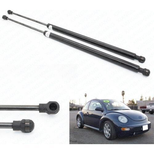 2) Auto Rear Hatch Boot Gas Charged Struts Car Lift Support For 1998-2009 2010 Volkswagen Beetle W/ Spoiler Hatchback 23.62inch