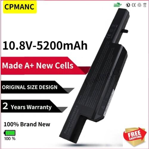 Battery for Clevo C4500BAT 6 C4500BAT6 B4100M C4500 C4500Q C4501 C4505 W150 C4500BAT-6 6-87-C480S-4P4 C4500BAT 6 KB15030 W150ER