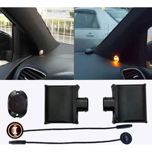 Car Lca Blind Spot Monitoring Microwave System 24Ghz Sensor Assist Tooling Led Warning Light Driving Security