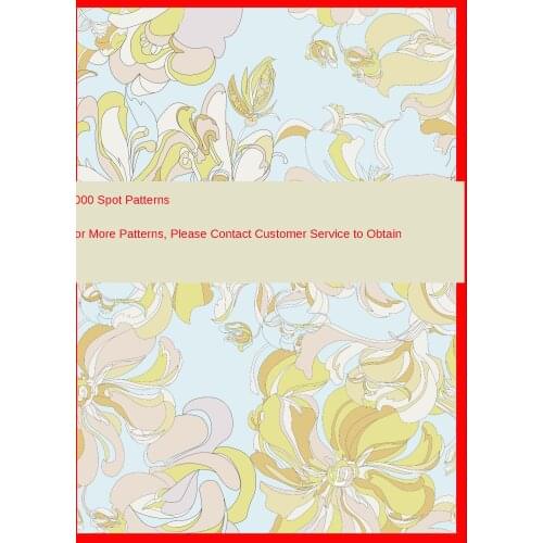 Big flower digital printing clothing textile sewing diy jewelry design materials thousands of patterns customized