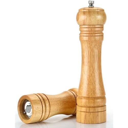 Levahouse 18 cm Wooden Pepper Salt Mill Grinder