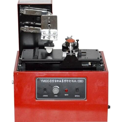Environmental Desktop Electric Pad Printer Round Pad Printing Machine Ink Printer Heat Printing Machine YM600-B