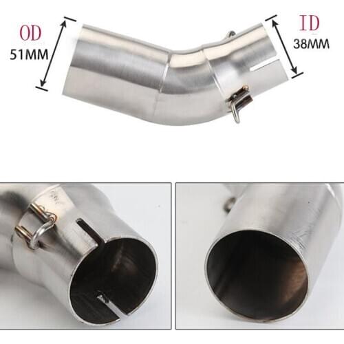 Motorcycle Exhaust Muffler Middle Connection Link Pipe Slip On for C600 Sport C650GT 2012 2013 2014 2015 C650 GT Escape