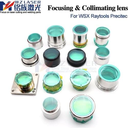 Laser focusing collimator lens with Lens Holder for WSX Raytools Precitec fiber laser cutting head D28 D30 D37 F100 F125 F150