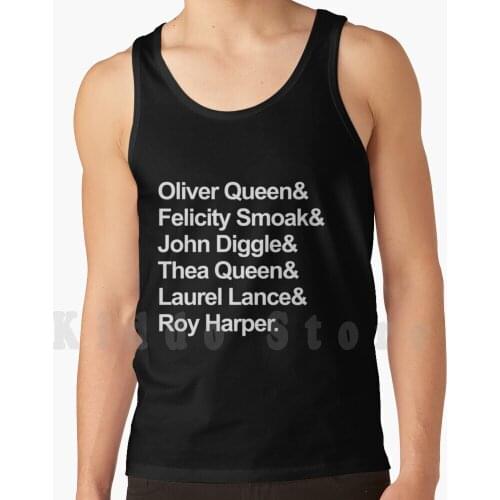 Team Arrow Tank Tops Vest Sleeveless Arrow Team Arrow Green Arrow Felicity Smoak Thea Queen Roy Harper John Diggle