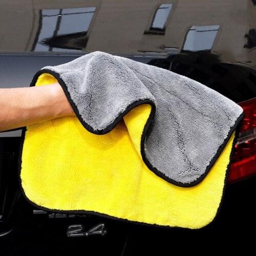 Coral Fleece Double-side Velvet Auto Cleaning Microfiber Cloth Auto car Dust Wipe Rag Super soft Rag Cleaning Dishes