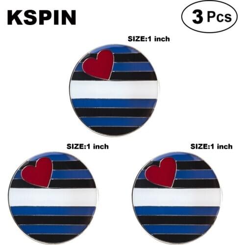 Leather Pride Lapel Pin Brooches Pins Flag badge Brooch Badges