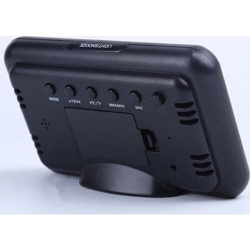 Lovoski Screen LCD Multifunctional Desk Clock Temperature Humidity Calendar