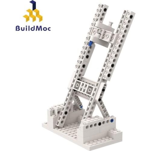 MOC 75149 75102 TIE Interceptor Stand for Space Wars Resistance X-wing FighterDisplay Stand Building Blocks DIY Toys Vertical