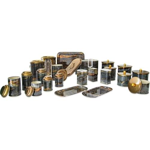 Mega Dowry Set Rock and Gold Kitchen Accessories Metal Kitchen Aid Home Accessory Luxury 2021