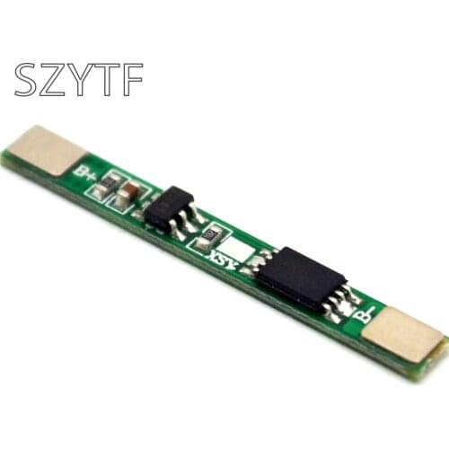 Single - string 18650 battery polymer lithium battery protection board 3.7v IC 2A 3A