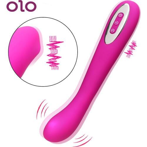 OLO Dildo Vibrator Climax Massager Unique G-spot Design 12 Speed Clitoris Stimulator Female Masturbator Sex Toys For Women