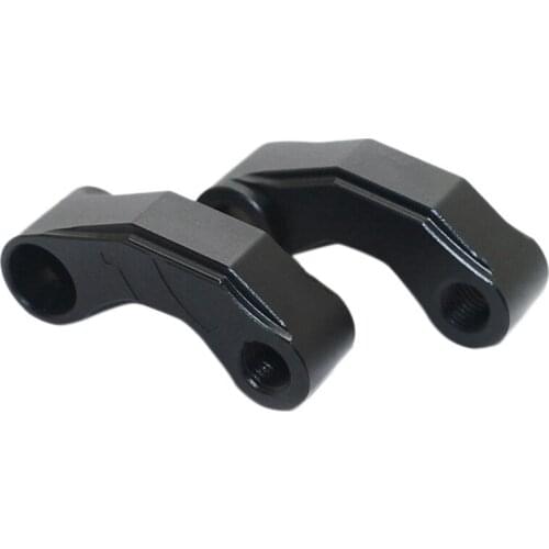 Pair Motorcycle Mirror Extender Risers Universal Handlebar Mount Rearview Mirror Spacers Adapter M10