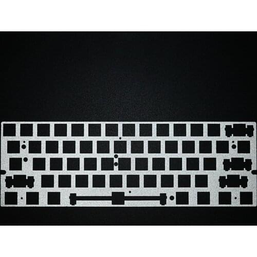Stainless Steel Postioning Plate For RGB60 JM60 GH60 Mechanical Keyboard Cherry Stabilizer Filco Balance Bar 1.5mm Steel Plate