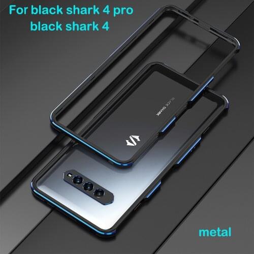 Anti-fall Metal Frame For black shark 4 4 pro hard Back cover case Aluminum Alloy coque For black shark4 Bumper Case shell