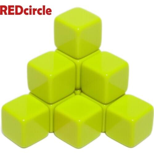 10pcs/set high quality 16mm d6 blank dice smooth surfaces for custom printing or engraving logo red balck Multicolor Blank