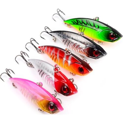 Fishing bait 1Pcs Rattlin Vib swim Fishing Lure Hard Bait 6.5cm 11g Artificial Lure 6# Hooks Vibration Pesca Fish Wobbler Tackle