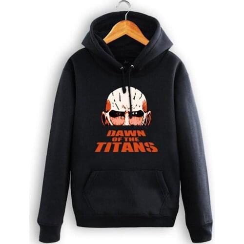 Unisex Anime Attack on Titan Armored Titan pullover Hooded Hoodie couple Attack on Titan Armored Titan jacket Sweatshirt