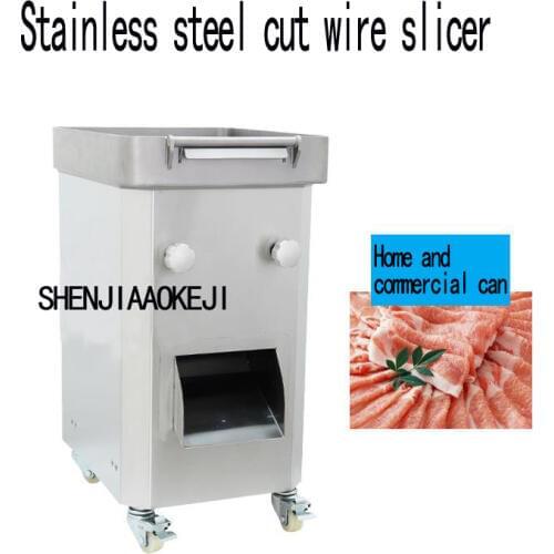 New Stainless steel meat cutting machine vertical electric meat slice cutting machine commercial meat cutting machine 220V 1pc