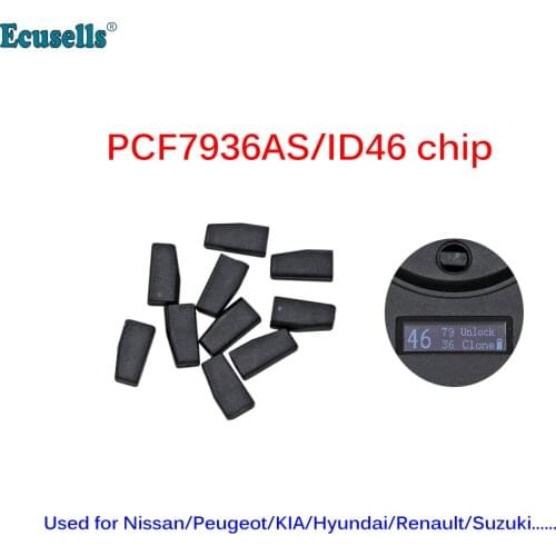 High quality aftermarket PCF7936AA PCF7936AS ID46 car key transponder chip for Nissan/Peugeot/KIA/Hyundai/Renault/Suzuki