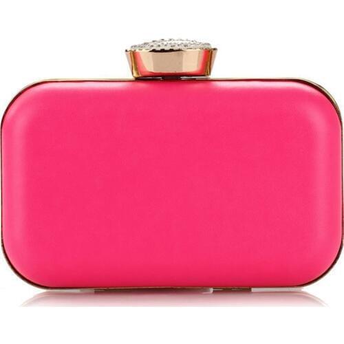 Women Purse Clutch Neon Pink Ladies Dinner Bag Chain Female Designer Purse Clutch Quality Mini Coin Bags Party Handbags Diamond