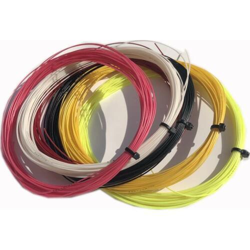 10 pecs/lot Bulk Badminton strings training badminton string,assorted color,max tenstion 46lbs
