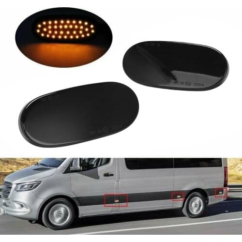 36 LED Side Marker Lights Side Repeater Lamp Turn Signal Light Panel Lamp For Crafter For Benz Sprinter W906