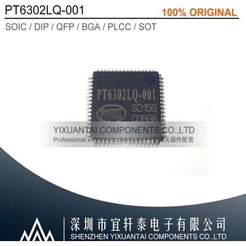 5pcs/lot original PT6302LQ-001 PT6302LQ PT6302 QFP64