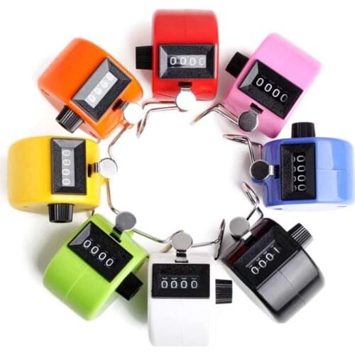 8 Pack Hand Tally Counter 4 Digit Palm Click Counter Hand Held Counter Clicker for Sport/Stadium/Coach and Other Event