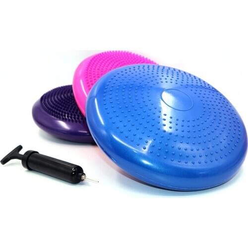 Balance Cushion Training Massage Ball Rehabilitation Ankle Exercise Thick Explosion-proof Yoga Special Balance Stability Disc
