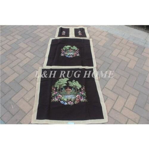 Free Shipping 10K+20K chair cover, needlepoint woolen handmade chair covers with arms