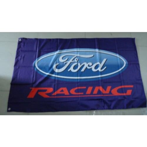 For ford car racing flag ,90X150CM size,100% polyster, flag king ,digital print
