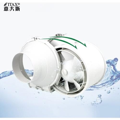 Road fan 6 inch pressurized 8 powerful exhaust air ventilation full duct 4 wind concealed ITAS9915A