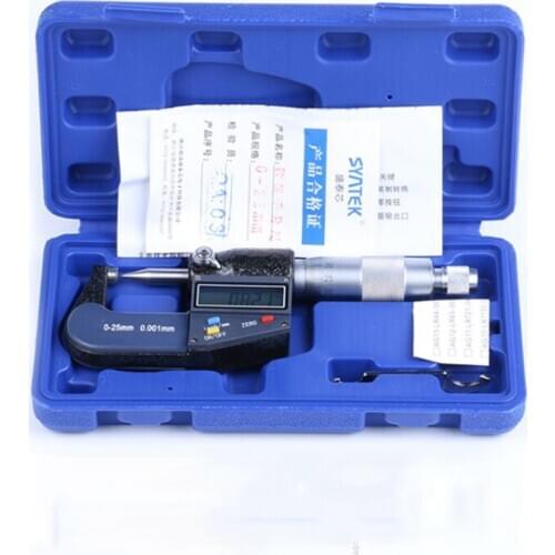 0-25mm Micron Digital outside Micrometer Electronic micrometer gauge 0.001mm digital gauge measuring tools