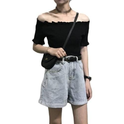 FOOLMANLOU Sweater Women Slash Neck Knitted Winter Sweaters Tops Female Short Sleeve Casual Pullovers Jumper Pull Femme 2021