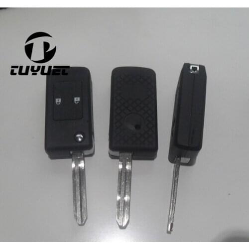 Hot Sale Modified Blank Flip Remote Key Shell For Toyota Corolla 2 Buttons