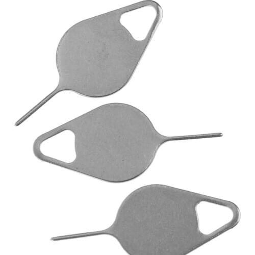 10pcs Sim Card Tray Removal Eject Pin Key Tool Stainless Steel Needle for iPhone iPad Samsung for Huawei xiaomi