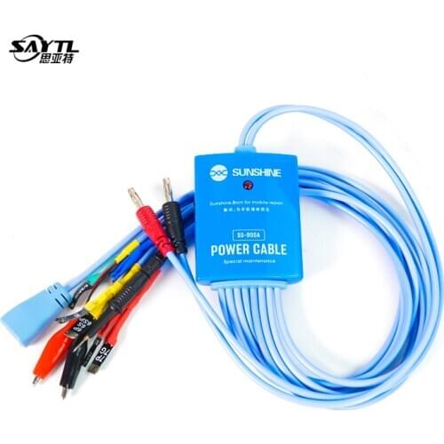 SAYTL Mobile Phone Power Cable For iPhone Flexible cable DC Power Supply Test Cable Motherboard Activation Boot Line