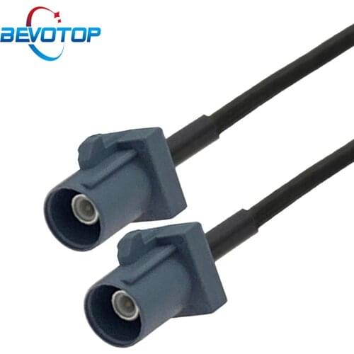 FAKRA G Male to Fakra G Male Plug RG174 Pigtail Coaxial Cable Auto Navigation Car GPS Antenna Extension Cable 15CM 30CM 50CM 1M